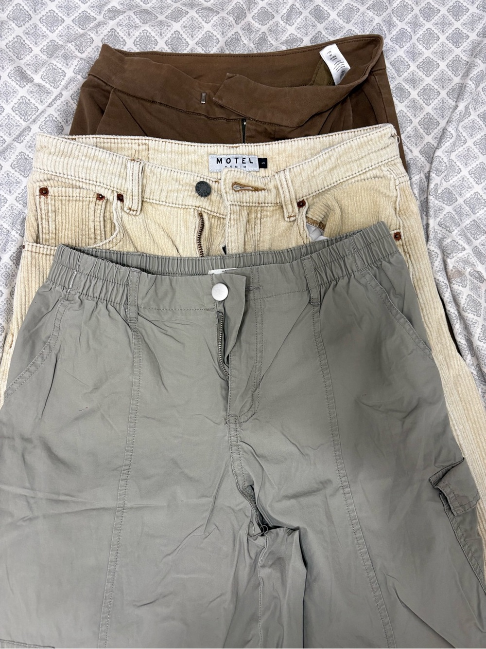 Motel, Brandy Melville (John Galt) 3-Pack Casual Pants